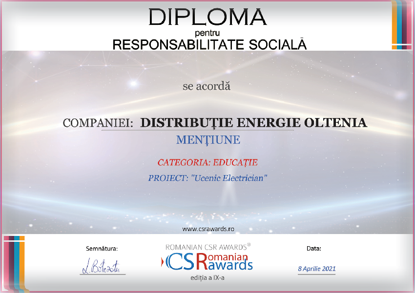 diplome distributie oltenia