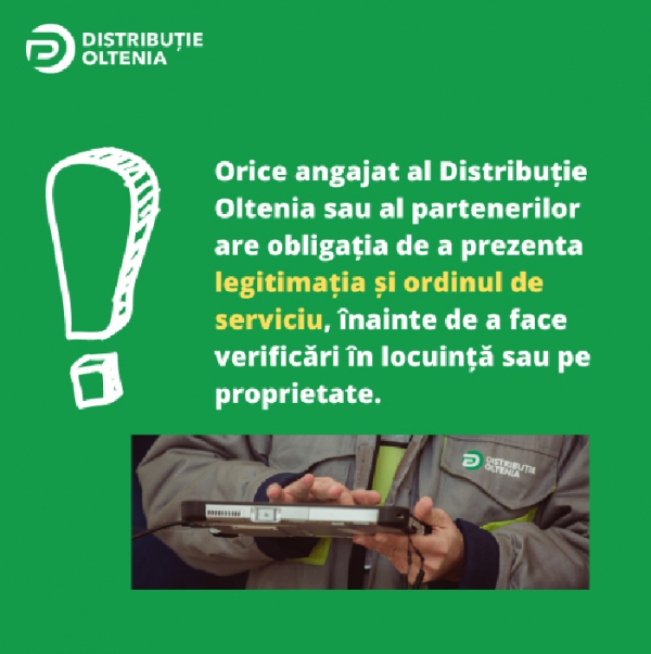 Distribuție Oltenia avertizează!