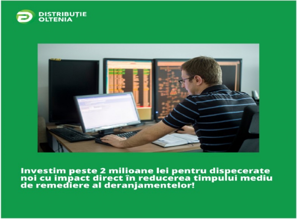 Distribuţie Oltenia investește  peste 2 milioane de lei