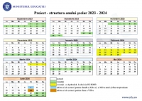 Calendarul pentru anul școlar 2023-2024