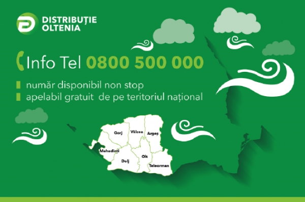 Echipele Distribuție Oltenia  mereu la datorie