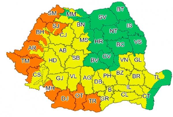 ANM a anunțat Cod Portocaliu!